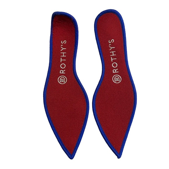 Rothy’s The Point Chili Red Flats, Sz 7 - Picture 7 of 13